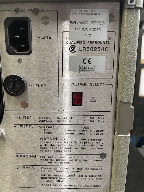 HP 89441A VECTOR SIGNAL ANALYZER DC-2650MHz WITH RF SECTION