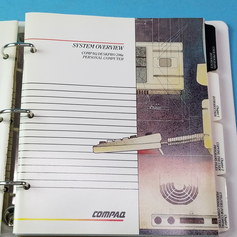 286e Compaq Personal Computer operations Guide 1986 and system overview Books