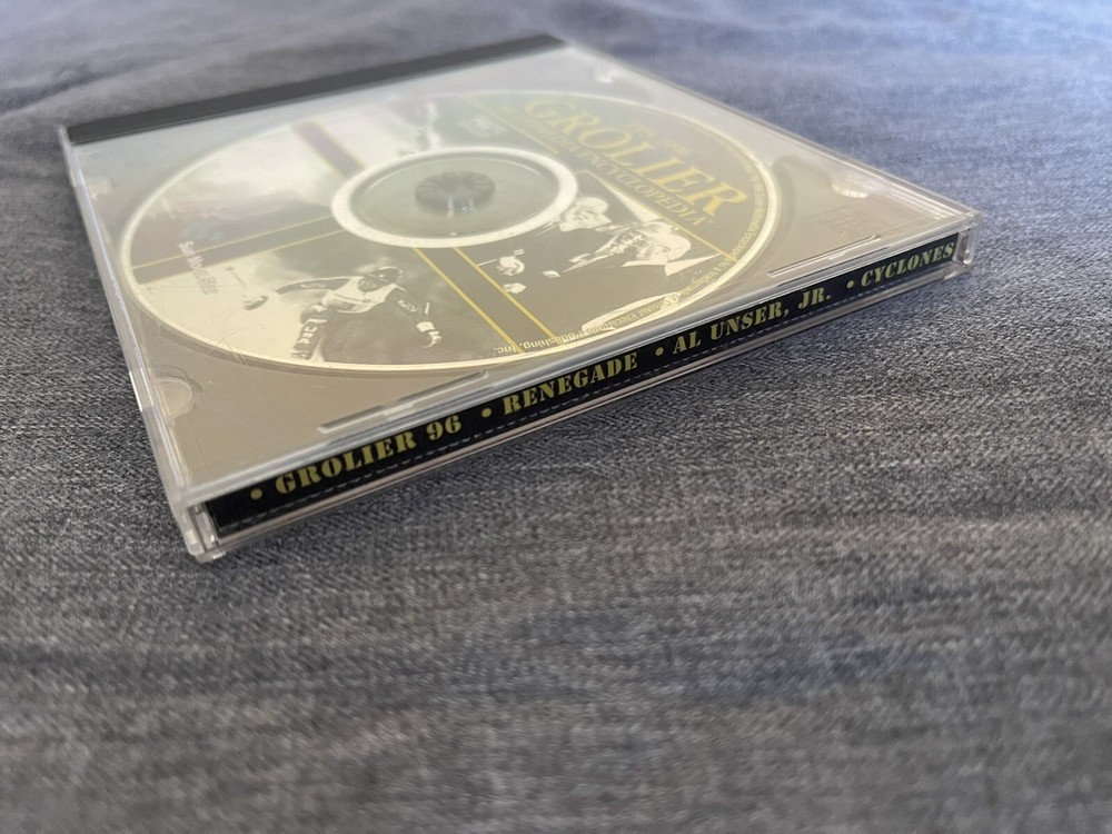 1996 Grolier Multimedia Encyclopedia PC Software CD Great Shape - Cleaned