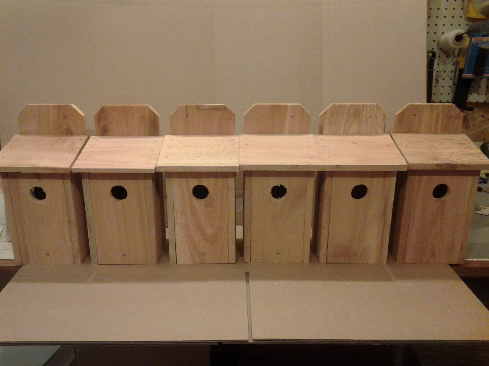 2 BLUEBIRD CEDAR BIRD HOUSE NEW HANDMADE 5/8 CEDAR MADE IN USA