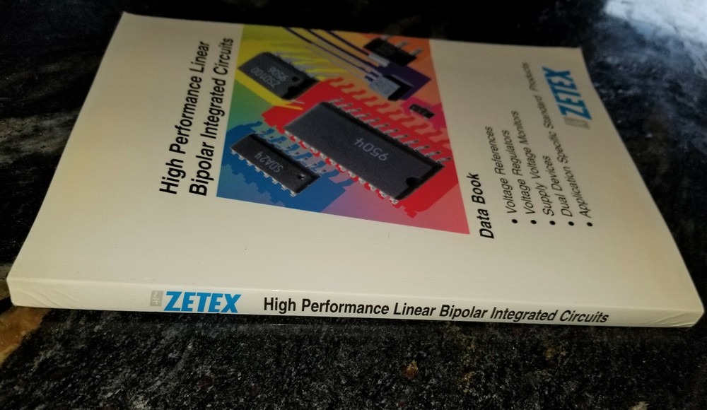 USED 1996 Zetex High Performance Linear Bipolar Integrated Circuits Data Book