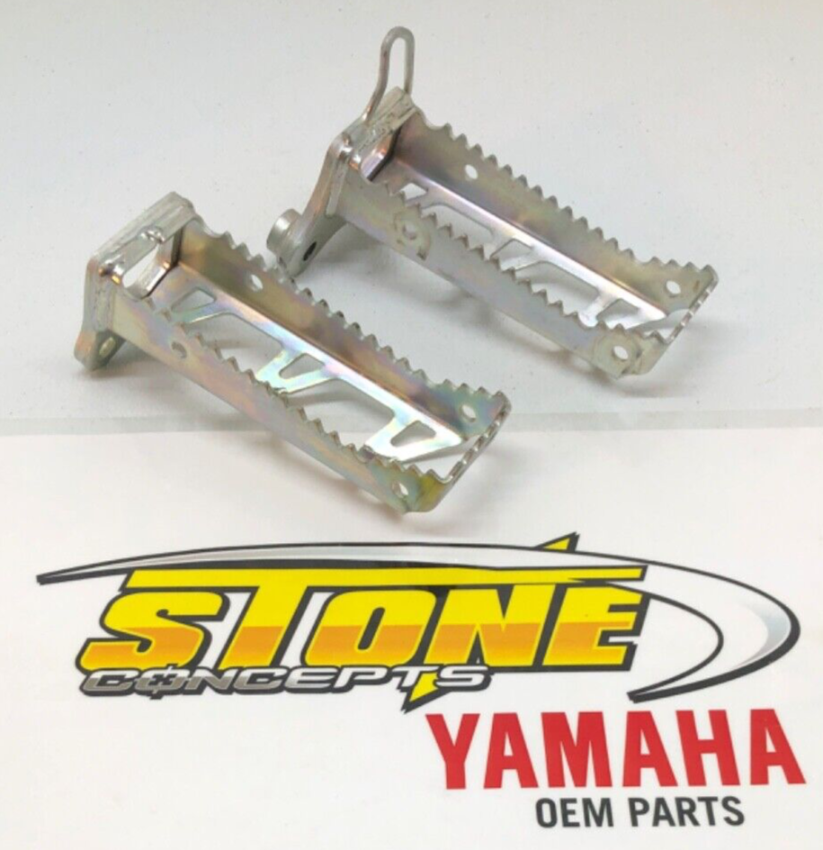 New Yamaha YFZ450R YFZ450X Foot Pegs 2009-2024 OEM 09-24 YFZ 450R Left & Right