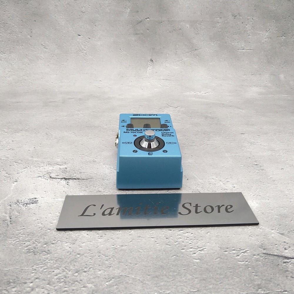 ZOOM MS-70CDR MultiStomp Chorus Delay Reverb Pedal JP MS70CDR Base Peripherals