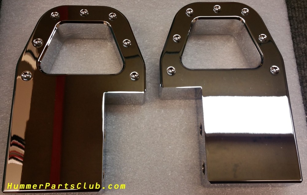 Defenderworx Hummer 2003-2009 H2 Front Tow Hooks with Dimples (2PCS)