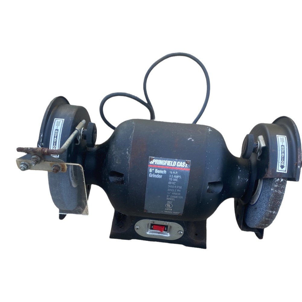 Springfield Cast 6" Bench Grinder