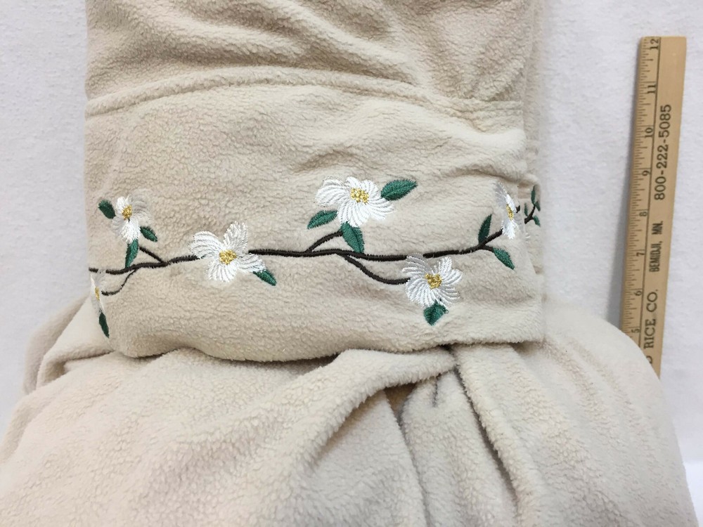 King Sheets Set 3 Piece Brown SOFT Microfiber Fitted 2 Pillowcases Floral