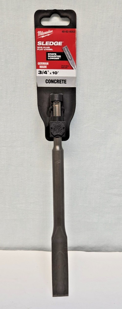 Milwaukee 48-62-6052 sledge SDS-PLUS  3/4" x 10" Flat Chisel Bit
