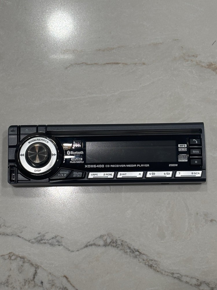 DUAL XDM6400 STEREO FACEPLATE ONLY UNTESTED