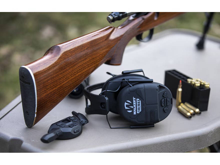 Walker's FireMax Electronic Ear Muffs Black