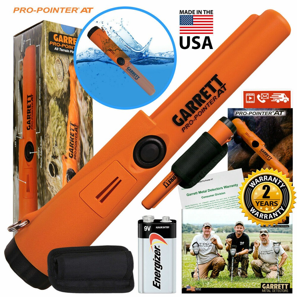 GARRETT PRO POINTER AT PINPOINTER METAL DETECTOR WATERPROOF + HOLSTER FREE SHIP