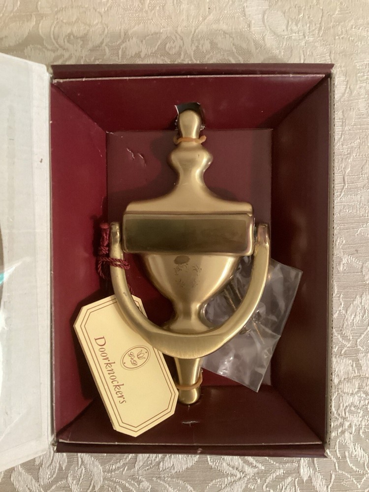 Solid Brass 6-1/2” Door Knocker