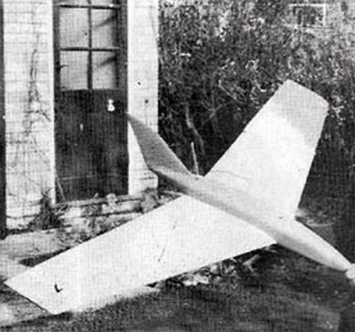Comet 2 Glider 2ch 46" Wingspan RC Model Airplane Printed Plans & Templates