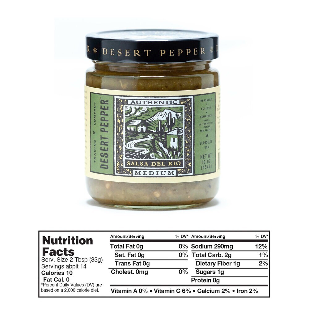 Desert Pepper Salsa Del Rio - Medium - 16 oz