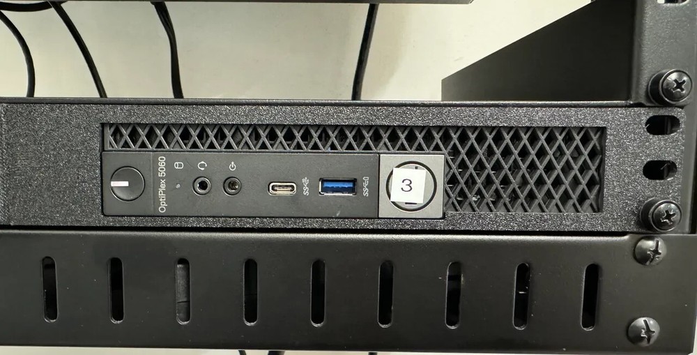 1U 19 inch Rack Mount for 2 x Dell Micro Units Optiplex