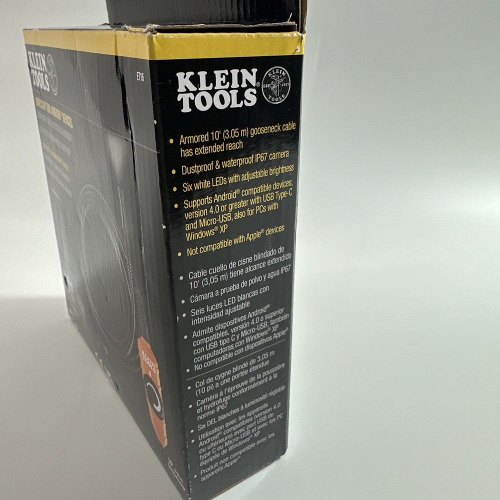 Klein Tools Borescope For Android Devices Et16