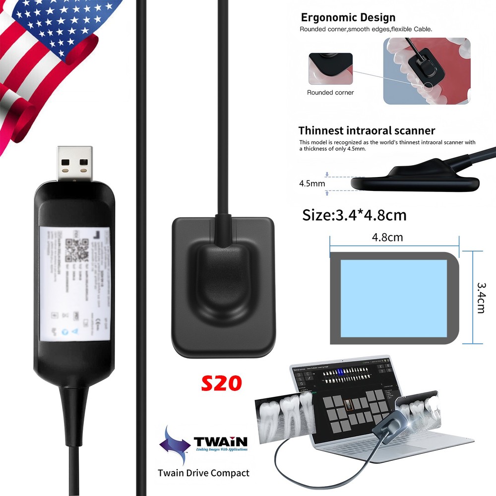 S20 Dental Sensor Size 2.0 || Fast ship || Twain