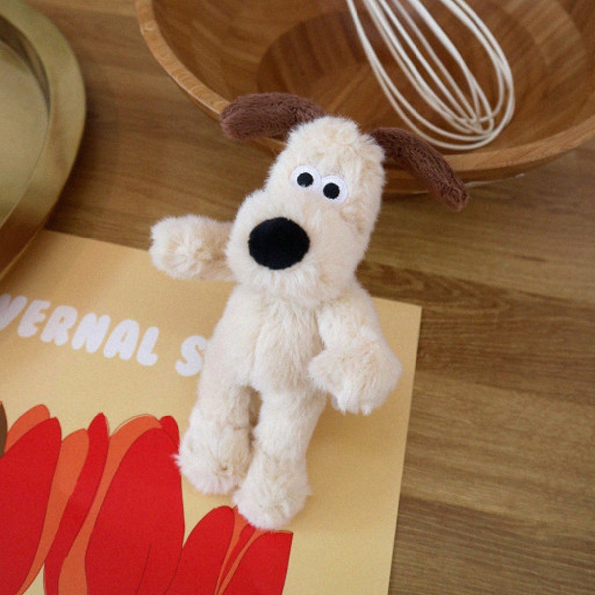 Wallace & Gromit Plush 5 Inch Gromit Keychain