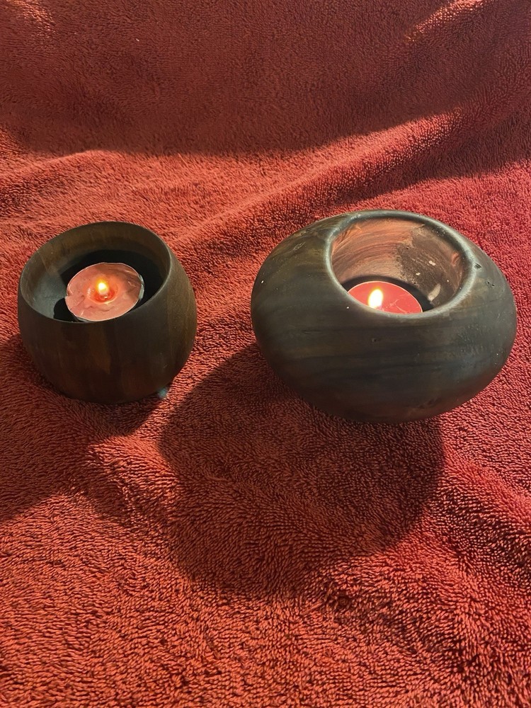 Two Beautiful Soft Glow Candle Bowls