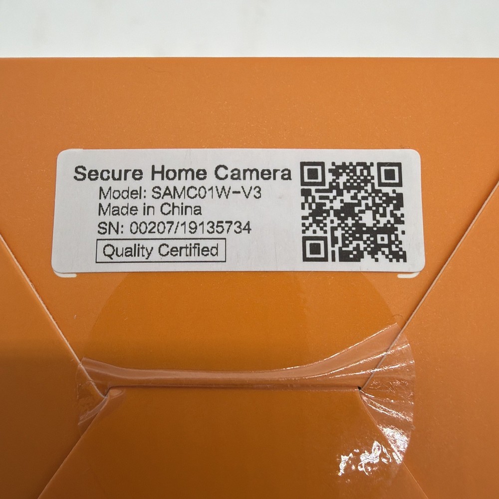 Kinetic Secure Home Security Camera New Model SAMC01W-V3