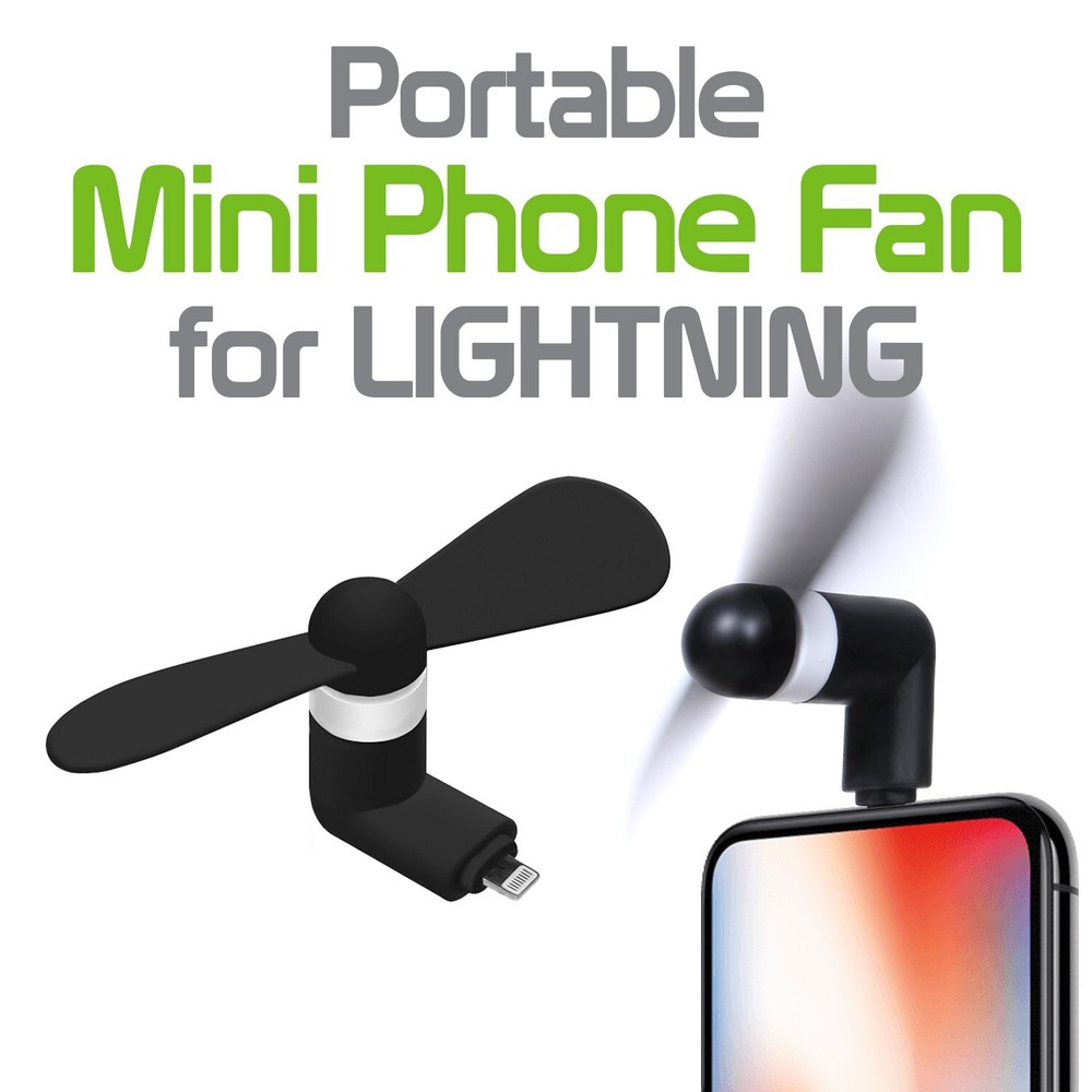 Mini Portable USB Fan Compatible with Apple iPhone 14 Pro Max Plus 13 Pro Max