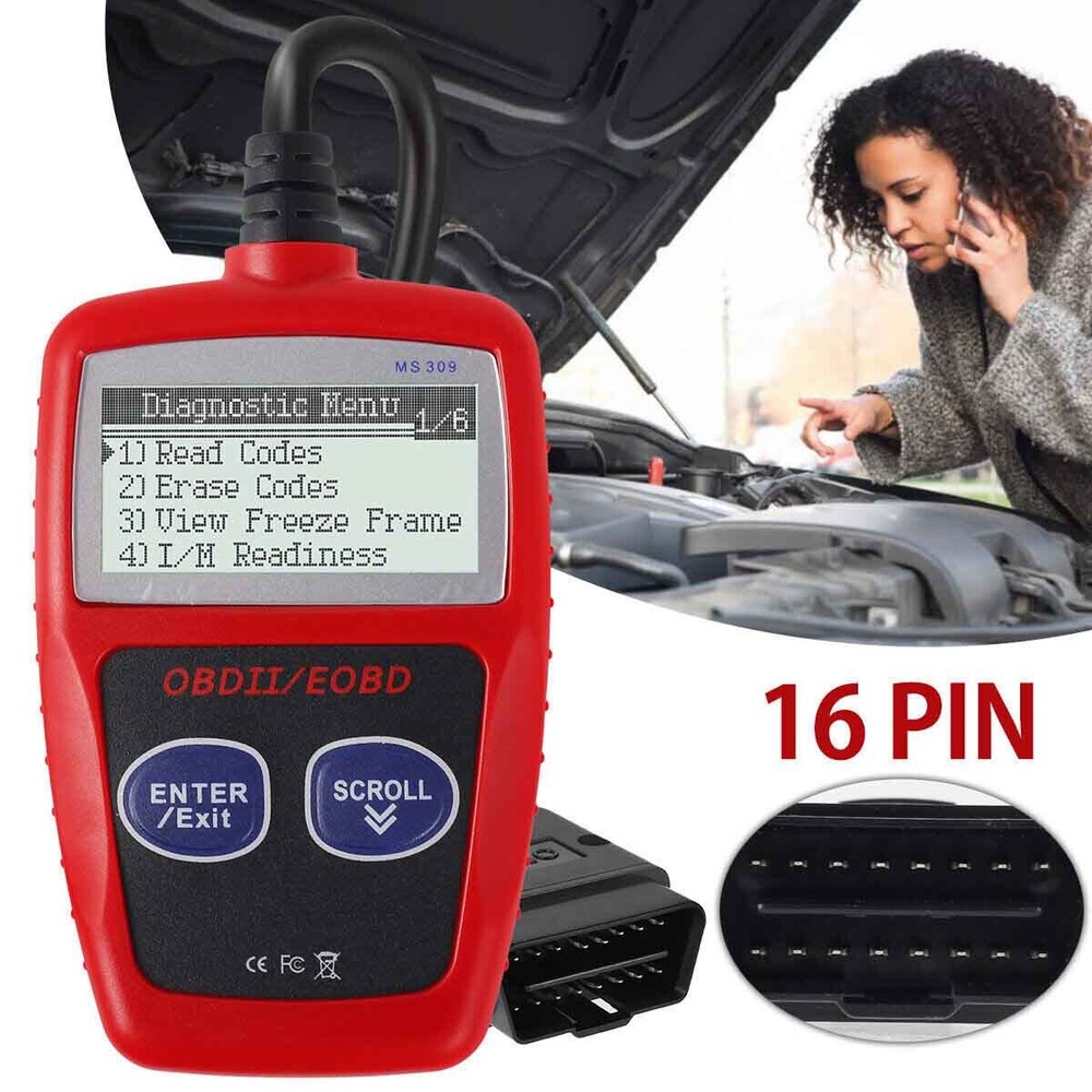 OBD2 car diagnostic instrument code reader MS309