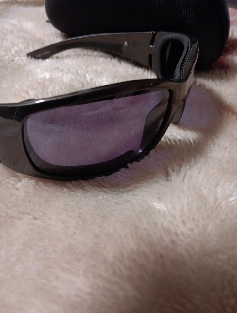 Panoptx Sunglasses Cycling Silver Gray Titanium With Case