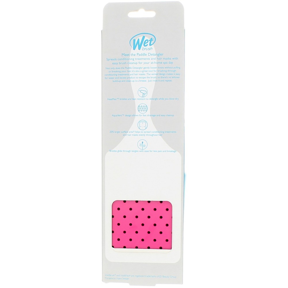 2 Pack Wet Brush Paddle Detangler, Pink