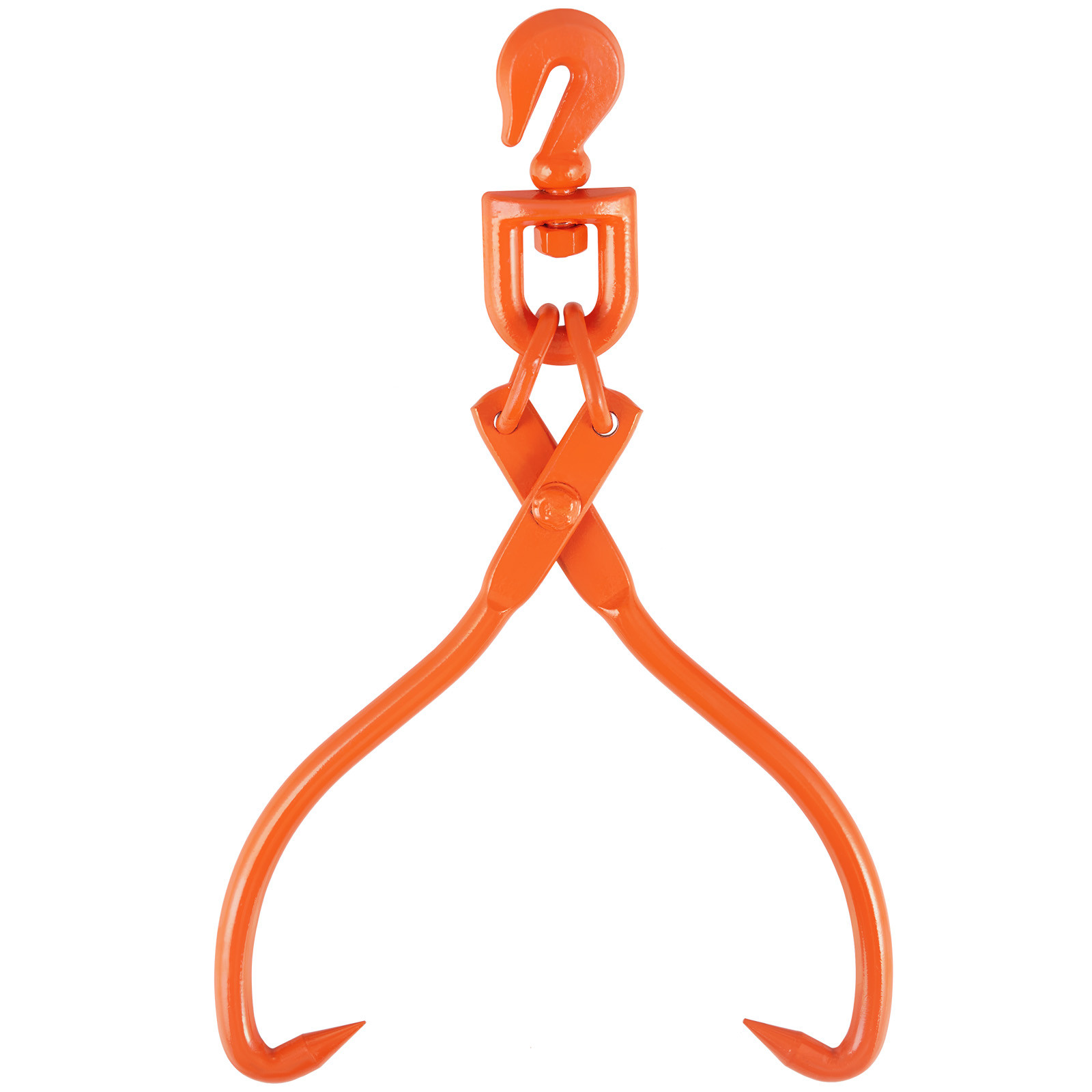 VEVOR Log Skidding Tongs 18 inch 2 Claw Log Lifting Tongs Heavy Duty Rotating