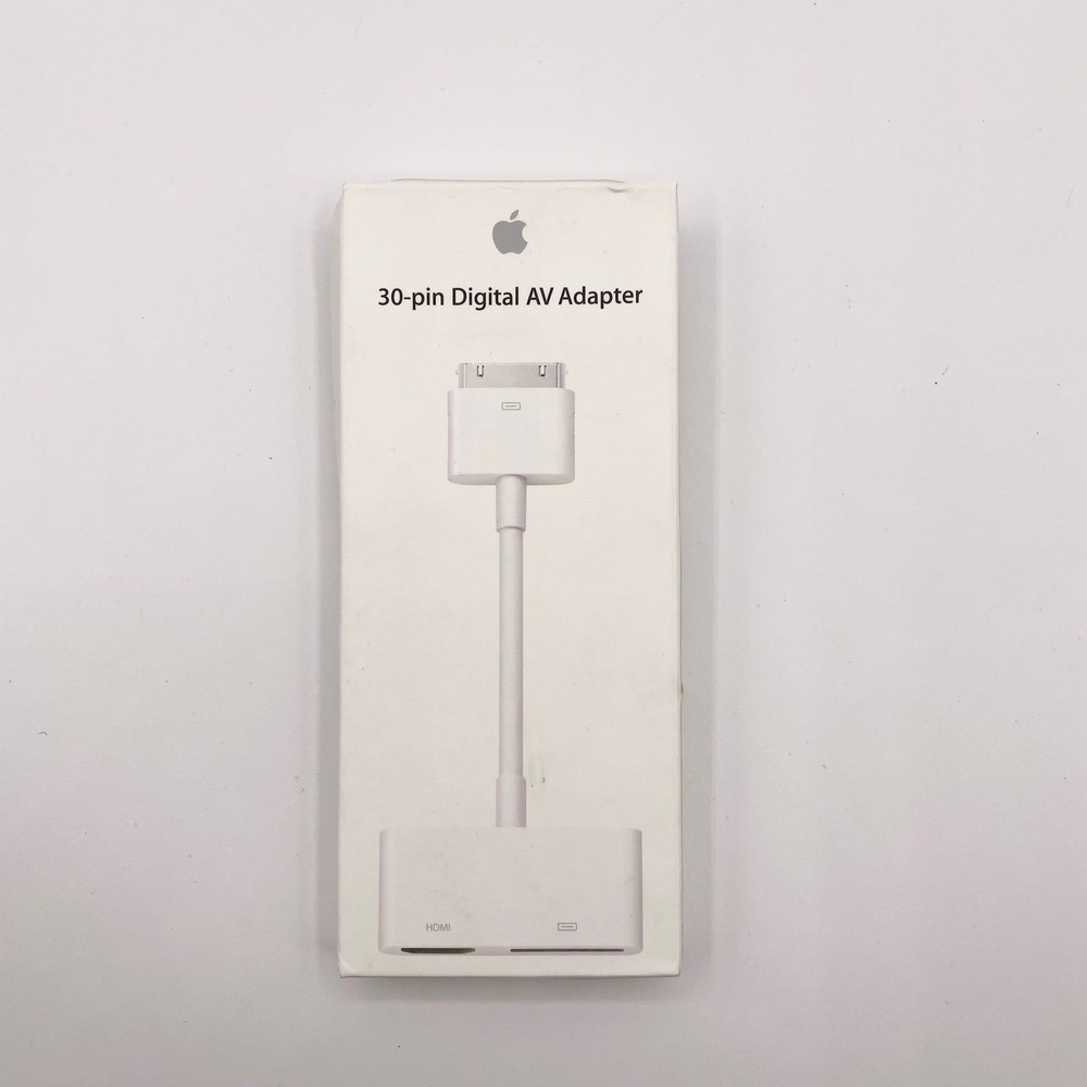 Original APPLE  30-Pin AV Adapter Pre-Owned Authentic