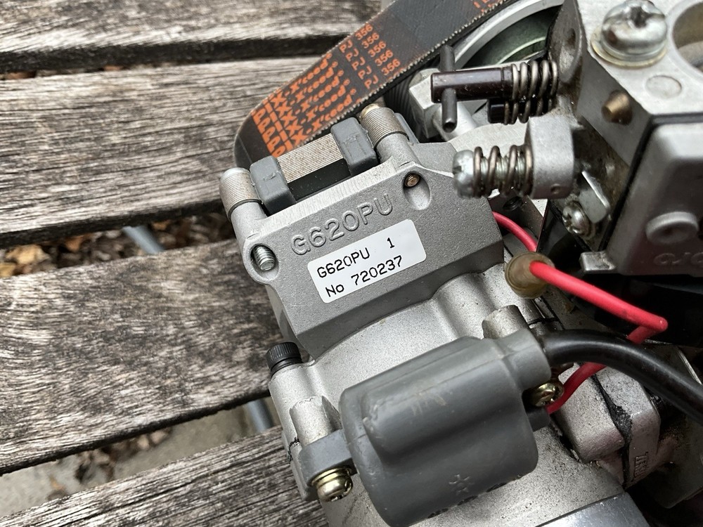 Zenoah G-62 Engine with Mick Reeves torque master unit.