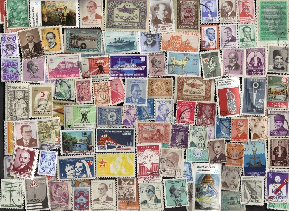 600 TURKEY All Different Stamps (C80)