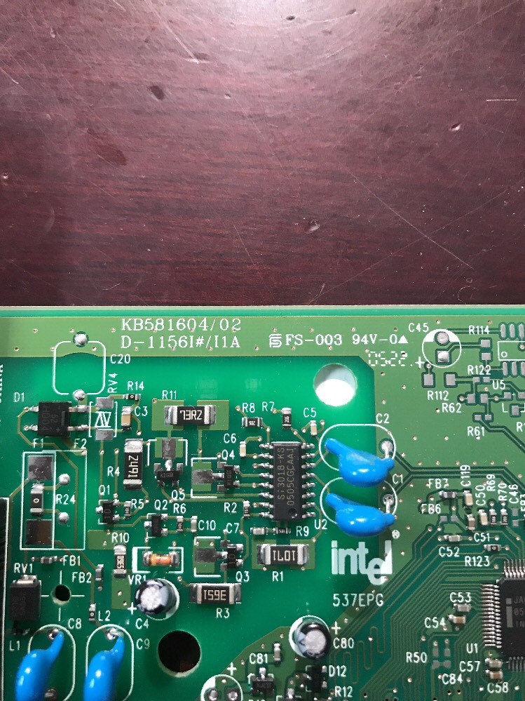 Intel PCI Modem KB581604/02