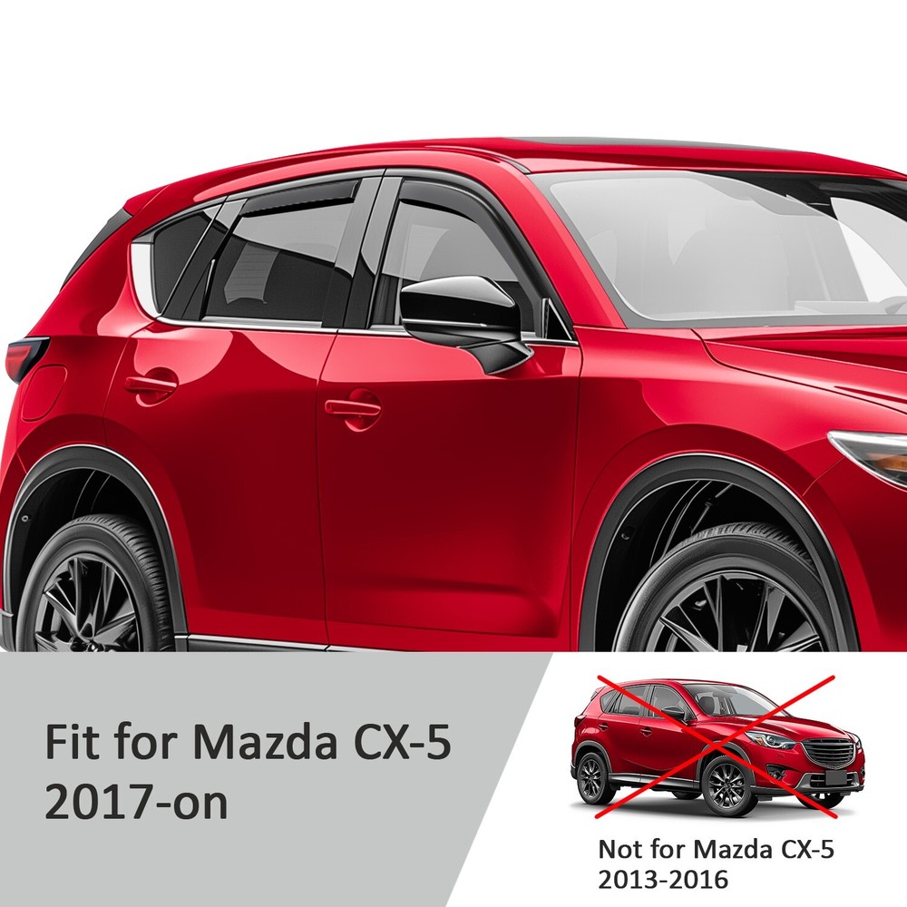 Rain Guards Vent Visors Shade for 2017-2024 Mazda CX-5