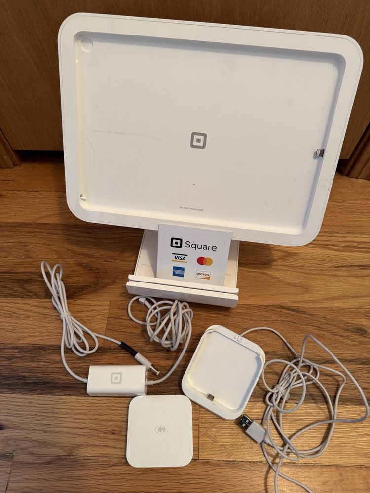 Square POS Terminal Stand White