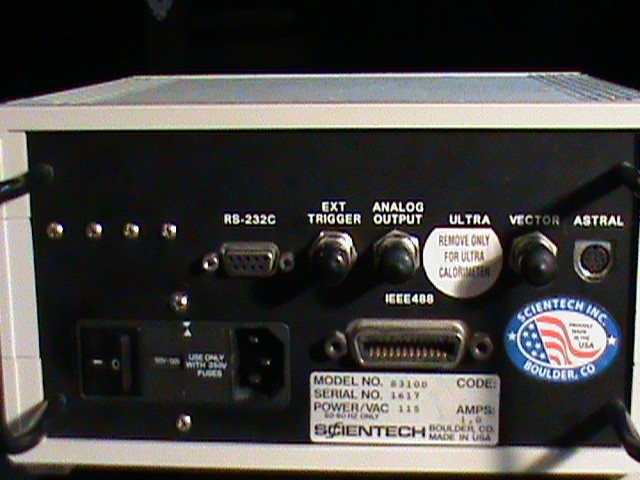 Scientech S310D Laser Power Meter W/AC25HD SENSOR