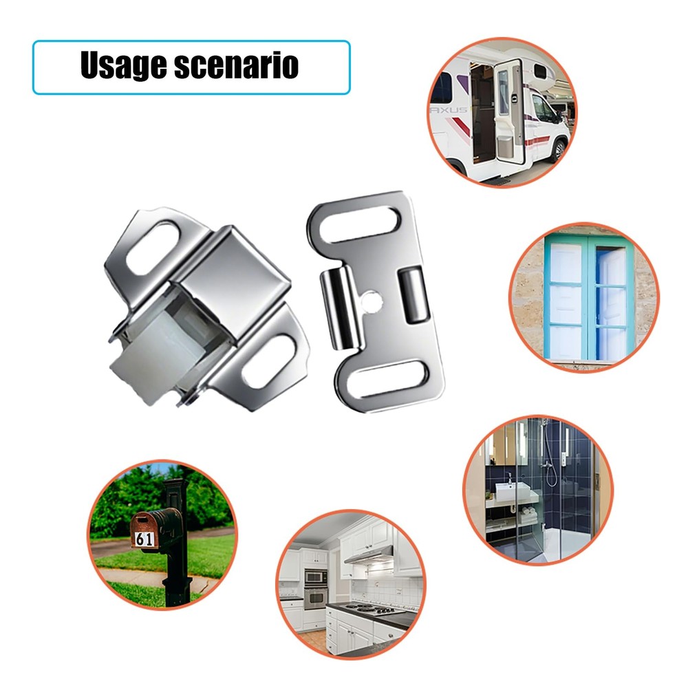 Mailbox Roller Catch Latch - 2 Packs RV Screen Door Locks Shower Shutter Door...