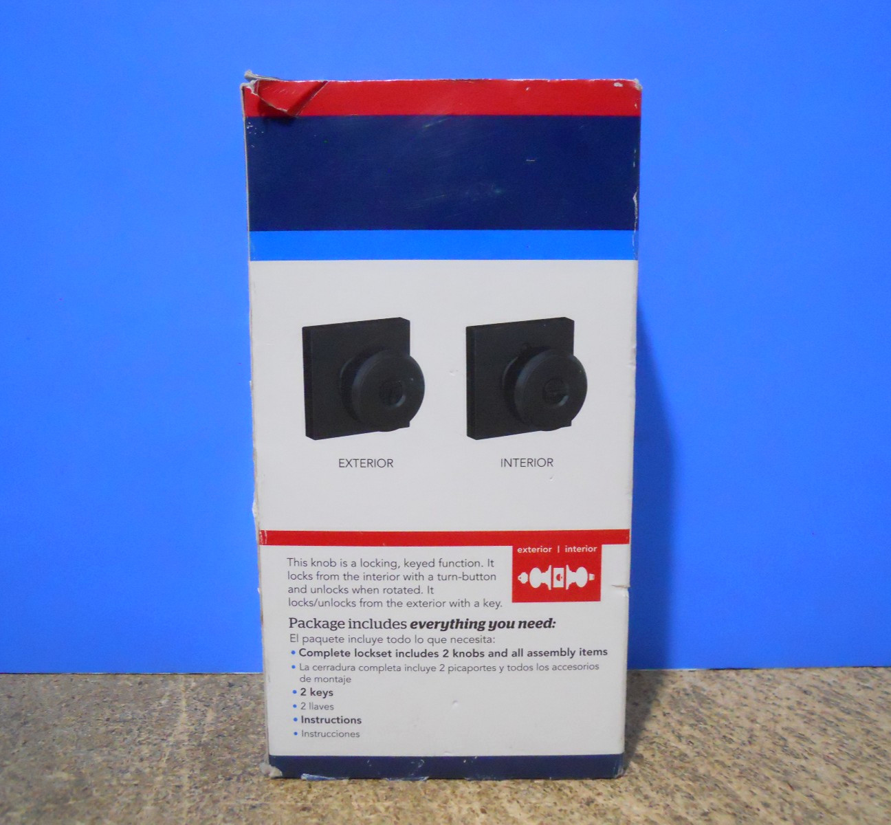 Schlage Keyed Entry Bowery Knob Collins Trim Matte Black F51A G BWE 622