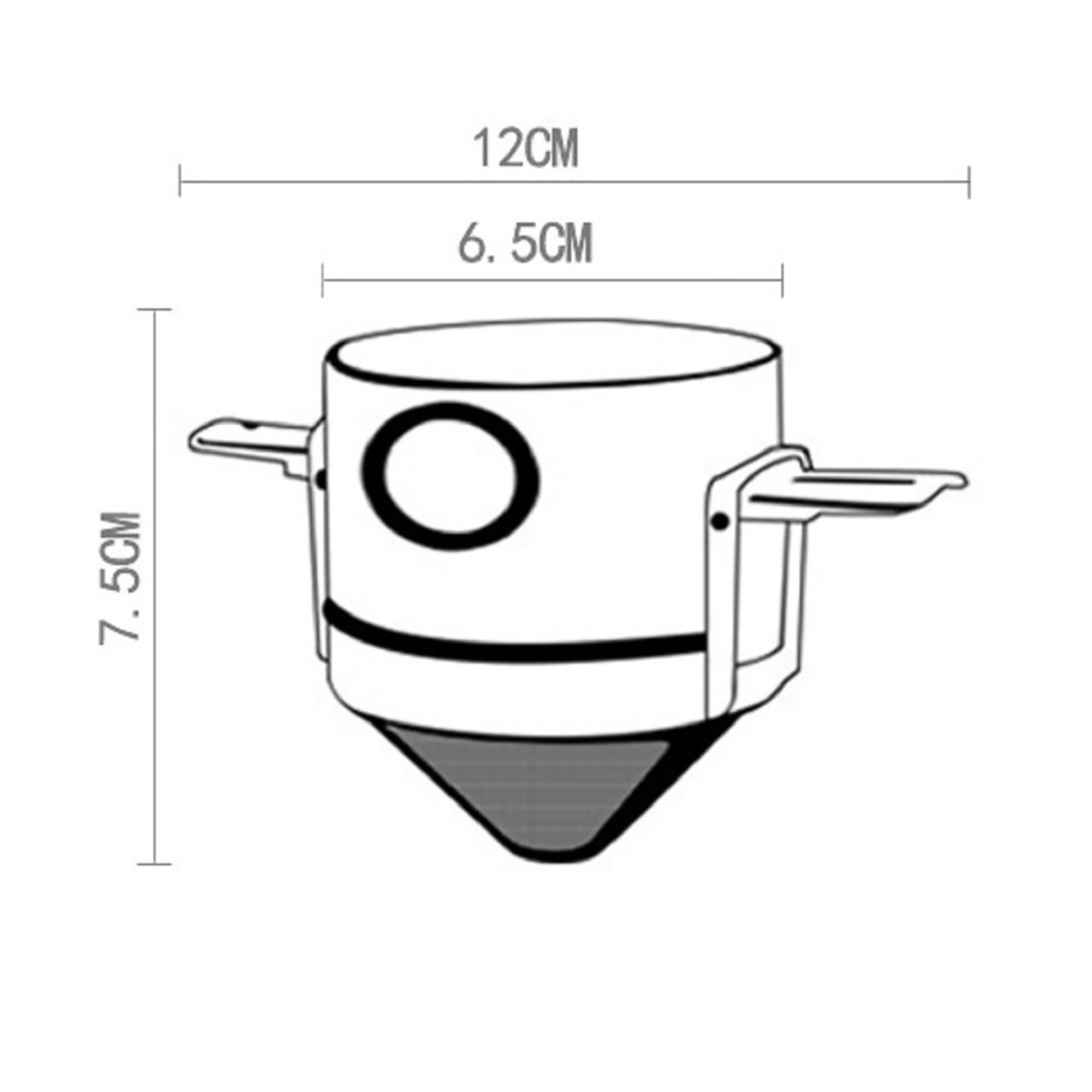 Durable Portable Foldable Coffee Filter Reusable Coffee Funnel Paperless Part