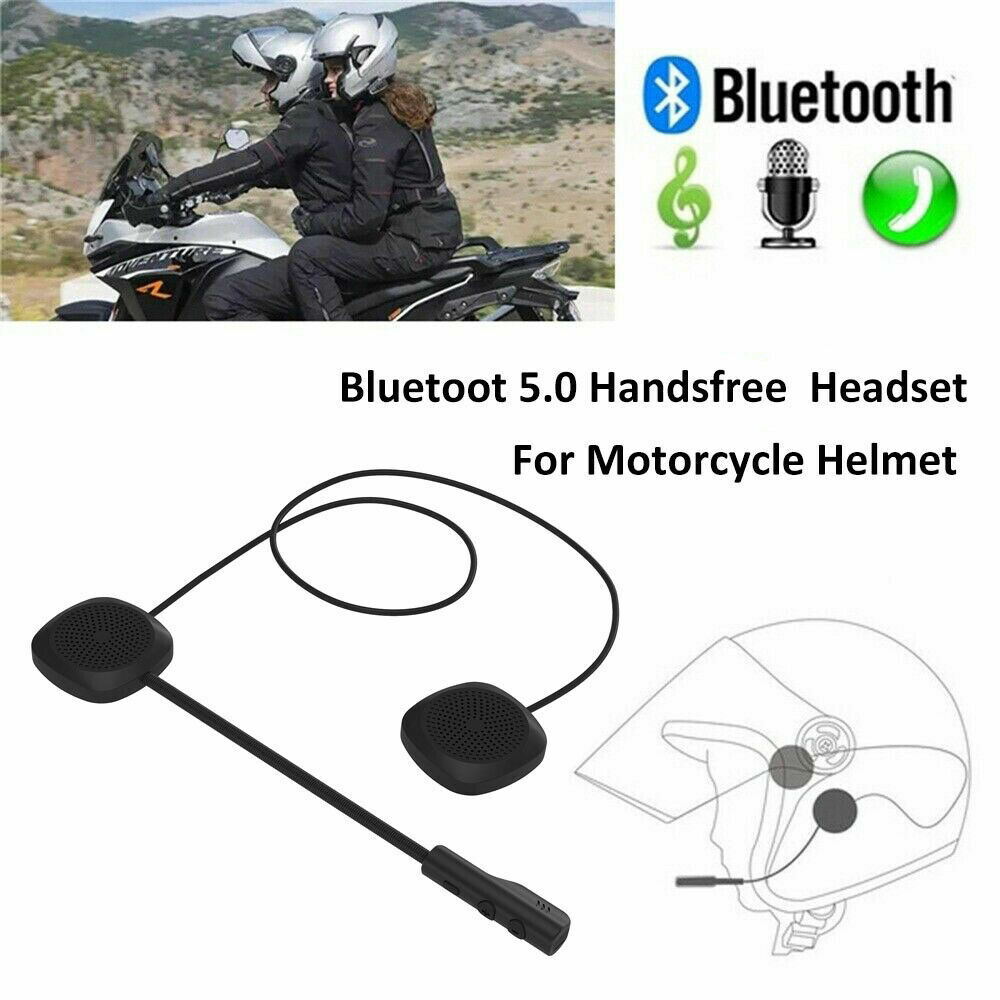 Bluetooth 5.0 Wireless Motorcycle Helmet Headset Speaker Handsfree Call Control