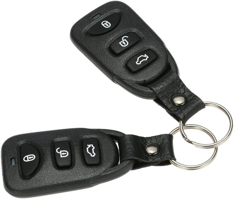 12V Car Keyless Entry Kit - Universal Remote Locking with Trunk Release Feature