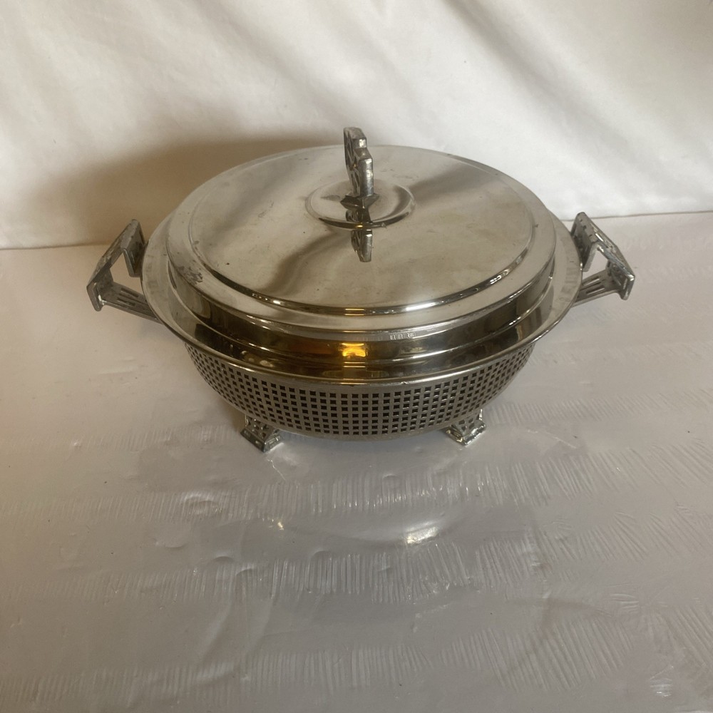 Rochester Mid Century Three Footed Chafing Dish
