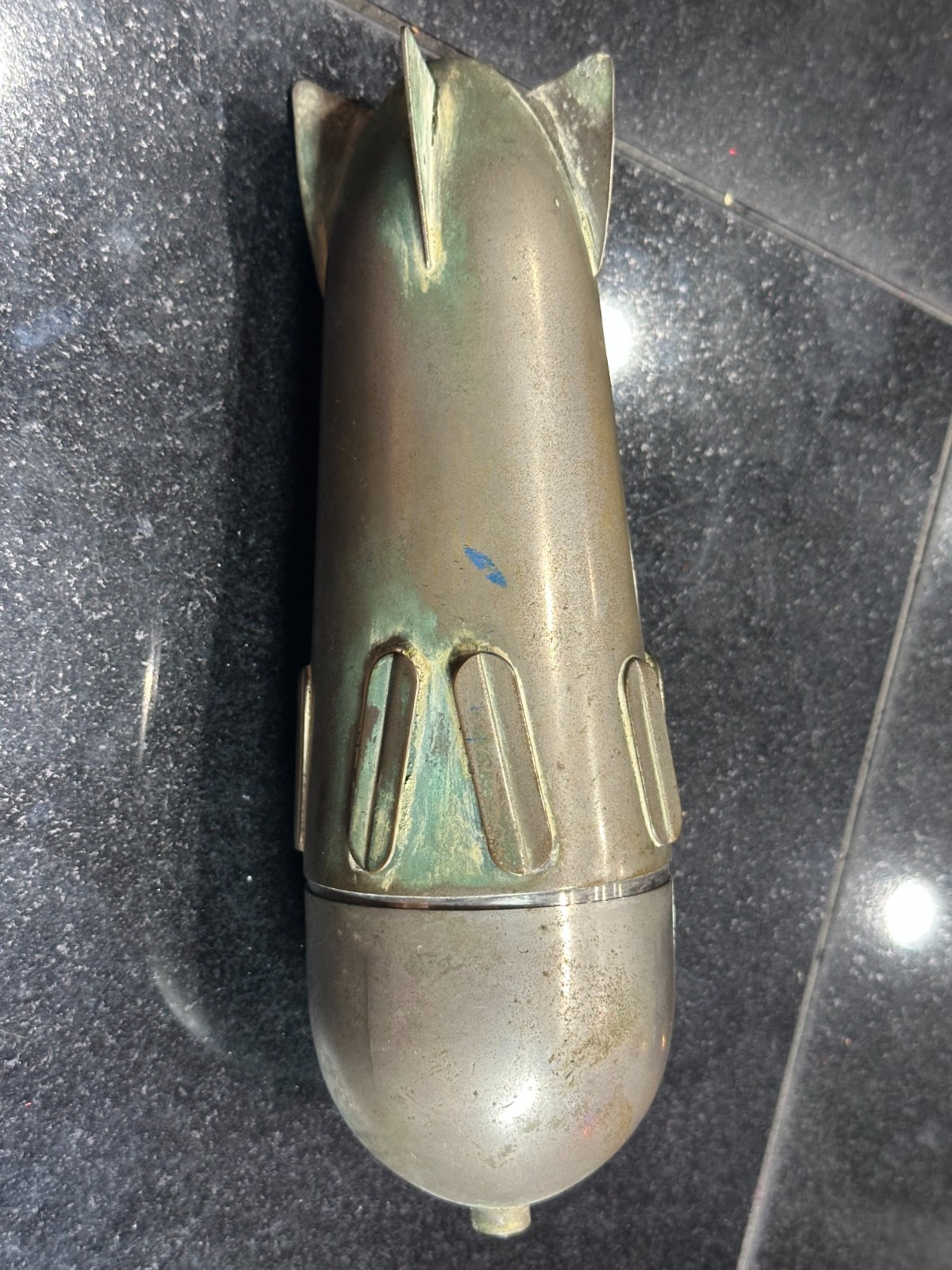 Antique D.R.G.M. Germany Art Deco Zeppelin Cocktail Shaker Set