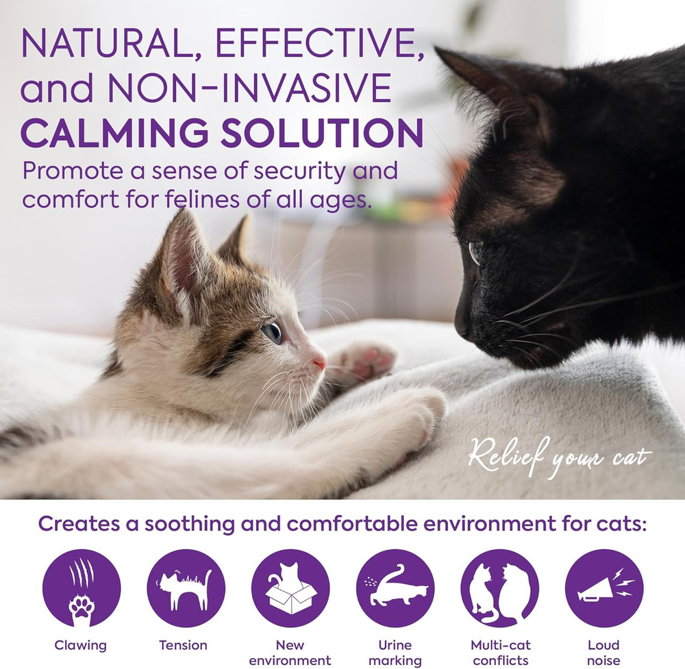 Cat Pheromones Calming Diffuser: Premium Pheromone Diffuser for Cats - Cat Phero