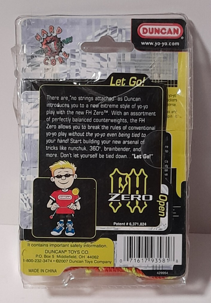 Duncan Freehand Zero Yoyo Orange Spider Web