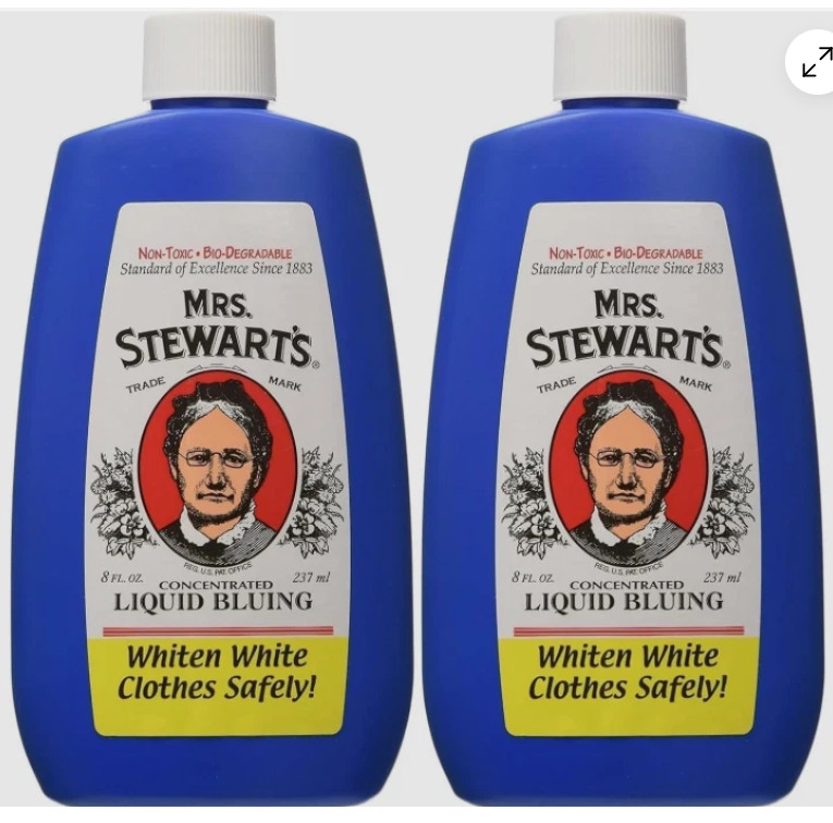 Mrs. Stewart's Concentrated Liquid Bluing, 8 fl oz (2 Pack)