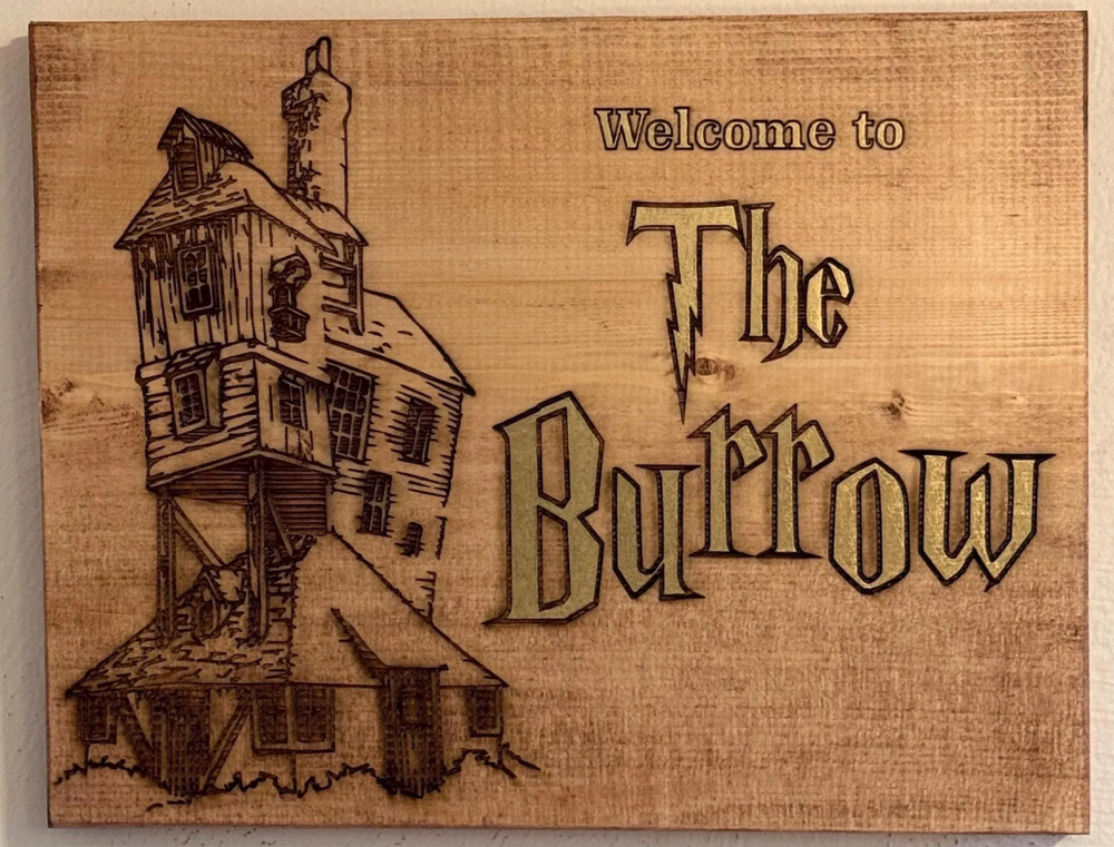 Welcome to The Burrow Sign