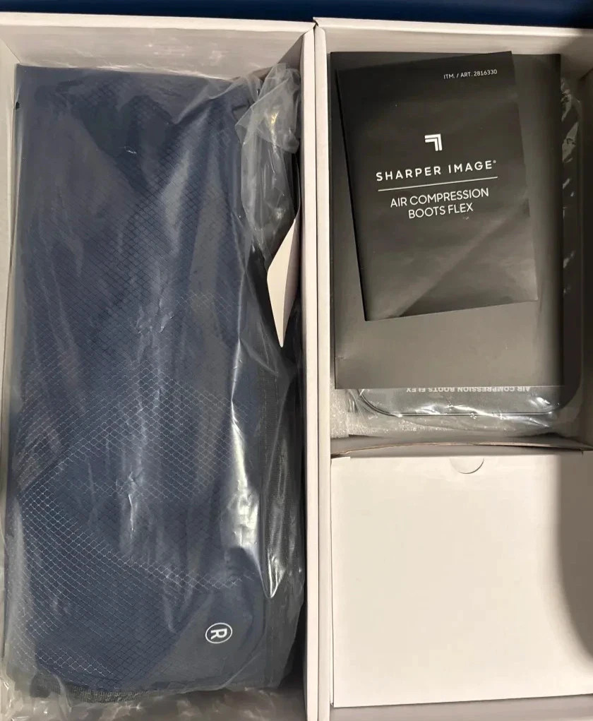 Sharper Image Air Compression Boots FLEX Leg Recovery System, Large/X-Large NEW