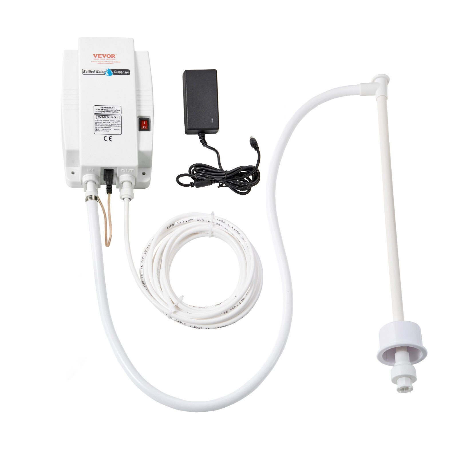 VEVOR AC Bottled Water Dispensing Pump System Replace Bunn Flojet 40PSI