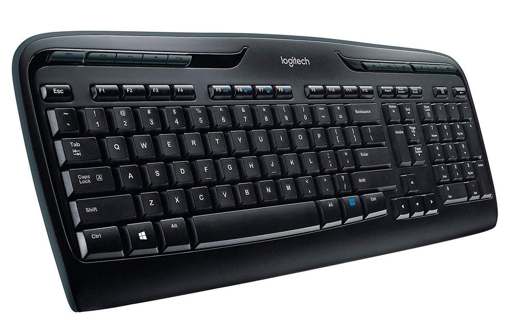 Logitech K330 Wireless Desktop MK320 Keyboard With Wireless Mouse Combo — E...