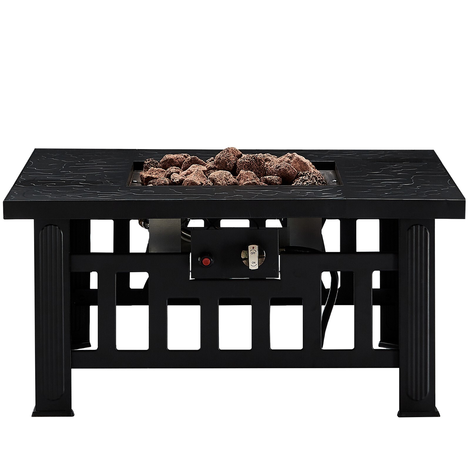 Propane Fire Pit Table 50.000 BTU Firepit Table for Outdoor Garden Patio Party
